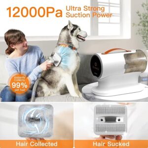 AIRROBO Dog Grooming Vacuum, Dog Grooming Kit,